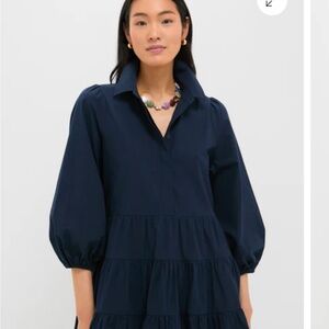 Tuckernuck Navy Blue Tiered Dress - NWT